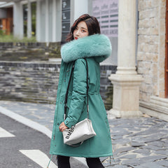 Mid-Length Cotton Down Jacket Coat