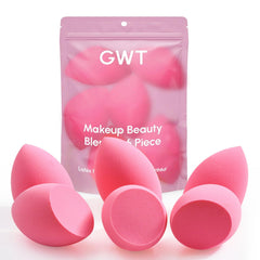 GWT Makeup Sponge Set 6 Pcs Latex-Free Beauty Blender Sponges for Foundation Liquid & Cream Ultra-Soft Wonder Sponges Multi-Angle Blending Ideal Stocking Stuffers for Women