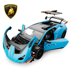 Lamborghini STO Diecast Model Car with Display Stand