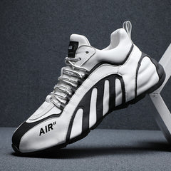 Lightweight High-Top Men's Casual Sports Leather Shoes