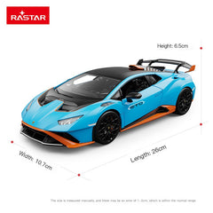 Lamborghini STO Diecast Model Car with Display Stand