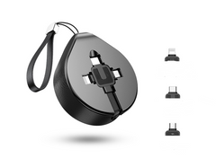 3-in-1 Fast Charging Cable for iPhone & Android Devices