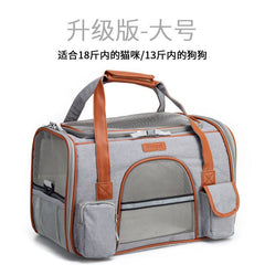 Large Foldable Pet Carrier Backpack for Dogs and Cats