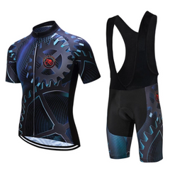 Short Sleeve Cycling Suit Set for Biking