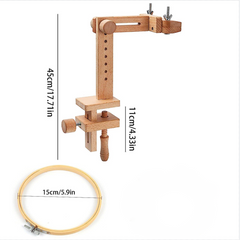 Wooden Tabletop Embroidery Frame for Beginners
