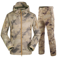 Men's Waterproof Camouflage Fishing Jacket and Pants Set