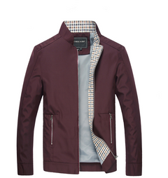 Stand Collar Jacket for Men - Business Casual Wear