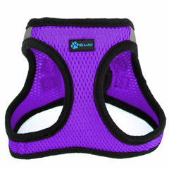 Max and Neo Nanu Small Dog Reflective Dog Harness - We Donate a Harness to a Dog Rescue for Every Harness Sold (X-Small Purple)