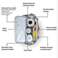 UKF Maternity Diaper Bag - Large Capacity Backpack
