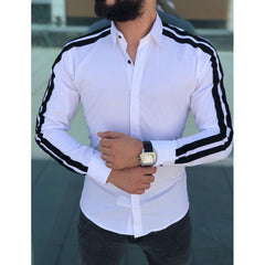 Men's Long Sleeve Fashion Striped Shirt - Wholesale Supplier