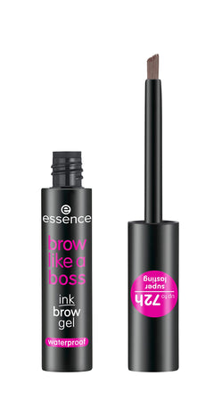 essence | Brow Like A Boss Brow Gel | Waterproof & Smudge Proof Tinted Brow Gel | Vegan & Cruelty Free Paraben Free (02 | Brown)