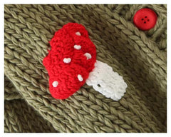 2022 Women's Loose Sweet 3D Mushroom Cardigan Sweater