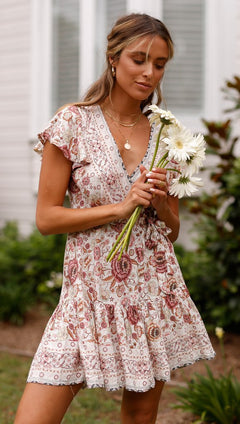 Bohemian Printed Dress Skirt