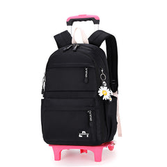 Women's Simple Fashion Trolley School Backpack