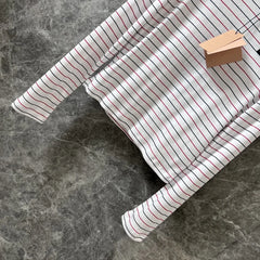 2024 Spring/Summer Casual Stripe Round Neck T-Shirt