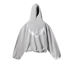 Oversized Vintage Hooded Sweatshirt with Embroidery