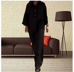 Nobu Linen Set - Women's Fashionable 2-Piece Outfit