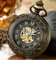 Quartz Watch, Vintage Mechanical Watch, Bronze Pocket Watch