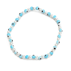 Women's New Eye Beads Bracelet Set