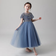 2020 New Girls' Tulle Princess Dress for Events