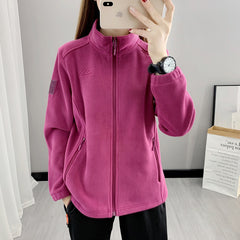 Women's Fleece Jacket - Thick Winter Layering Top