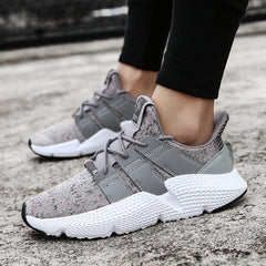 Running and Casual Shoes with Mesh Knit Design