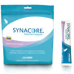 Van Beek Natural Science Synacore Feline - All Natural Formula to Provide Immune Support for Cats & Help Maintain Digestive Health - Probiotics and Vitamins for Cats - Pet Products - (30 Count)
