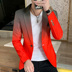 Slim Fit Men's Blazer - Trendy and Comfortable Fashion