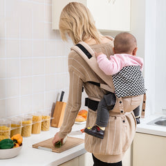 Compact Baby Carrier with Storage Bag for All Seasons