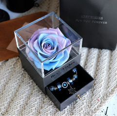 Eternal Flower Jewelry Box Gift Set
