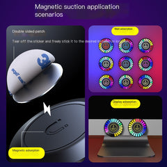 Car Air Vent Aromatherapy Light with RGB Rhythm Sensor