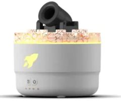 Battery Aroma Diffuser with Colorful Flame Light (One Set)