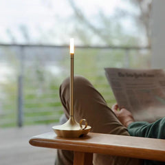 Modern Minimalist LED Vintage Candle Table Lamp