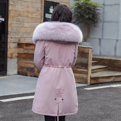 Mid-Length Cotton Down Jacket Coat