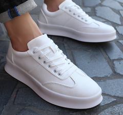Men's Sneakers - Classic White Shoes