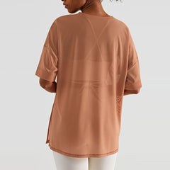 Quick-Drying Summer Loose Sports Fitness Blouse