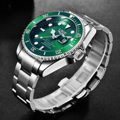 Waterproof Quartz Three Hand Watch