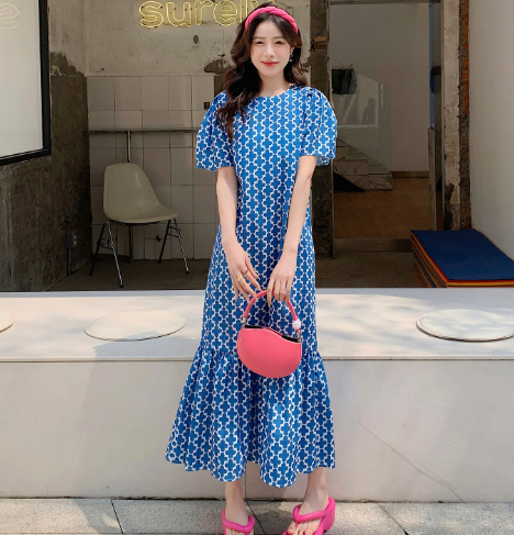 Black Floral Fairy Dress 2019 Summer Loose Chiffon