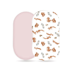 Elastic Printed Fitted Sheet for Baby Cradle & Changing Table