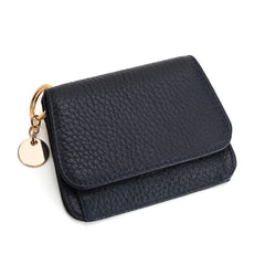 Cute Cowhide Zipper Coin Purse for Fashion Lovers