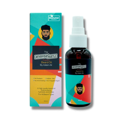#EverydayHustle Beard Oil Spray for Men - Premium Beard Formula for Daily Grooming Moisturizing and Extra Shine for all beard types Cloves scent 60ml