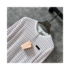 2024 Spring/Summer Casual Stripe Round Neck T-Shirt
