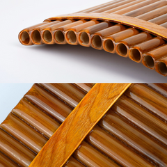 Muspor 15-Tube Bamboo Panpipes in G Key
