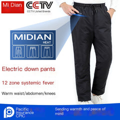 USB Heated Pants for Couples, 12 Heating Zones, Winter