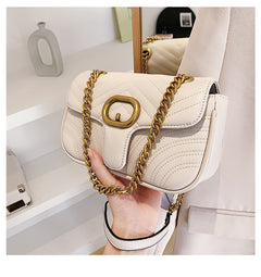 2022 Vintage Leather Messenger Bag for Women