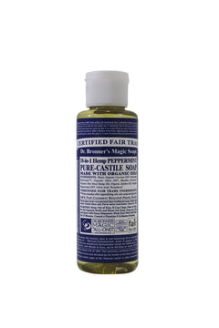 Dr. Bronners Liquid Soap Magic All One Pure Castile Peppermint 18 In 1 4 Fluid Ounce