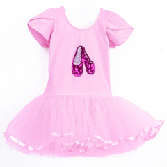 Girls Sequined Ballet Tutu Dress