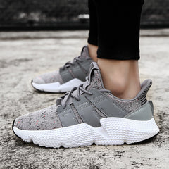 Running and Casual Shoes with Mesh Knit Design
