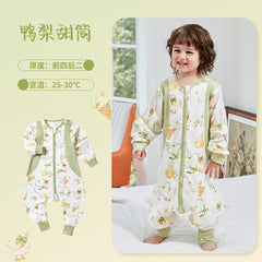 Baby Bamboo Fiber Sleeveless Sleep Bag with Legs