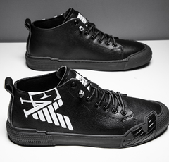 Trendy Korean White Sports Casual Shoes